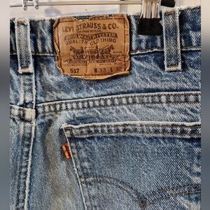 VINTAGE/ORANGE TAB/*RARE*/LEVI'S 517/MENS W33xL32/BOYFRIEND JEAN/WOMENS/1992